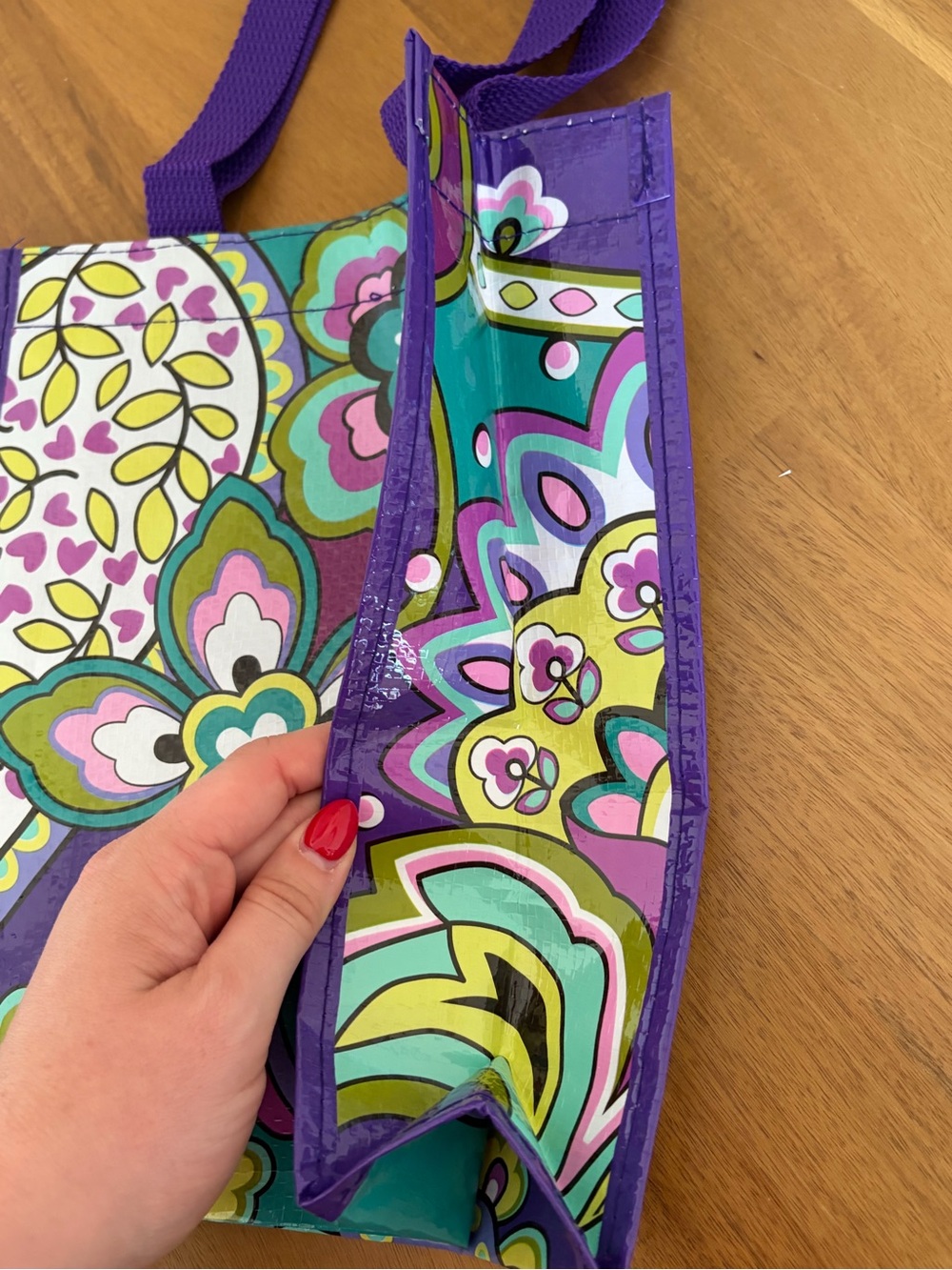 Vera Bradley Small Market Tote - Heather - Picture 5 of 7